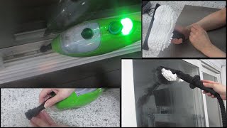 Clean without chemicals  H2O X5 Steam Mop  DEMO for Windows Sinks Faucets amp More [upl. by Flita]