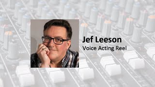 Jef Leeson  Voice Acting Reel [upl. by Emina]