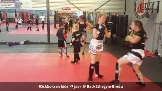 Kickboksen kids  Back2thegym Breda [upl. by Aaronson]