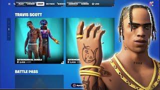 ITS HAPPENING TRAVIS SCOTT RETURNS TO FORTNITE ON MANY DATES Travis scott come back item shop [upl. by Northington149]