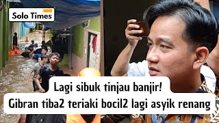 Wapres GIBRAN Tiba2 Pergoki Bocil Asyik Berenang di Banjir Kampung Melayu [upl. by Annalise550]