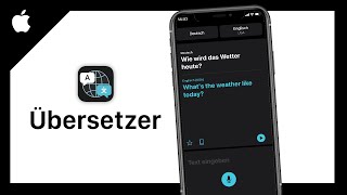 Apple Übersetzer Tutorial Einfach Texte Wörter amp Konversationen übersetzen [upl. by Eelarat]