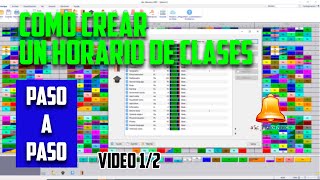 COMO CREAR UN HORARIO DE CLASES EN ASC TIMETABLES 12 [upl. by Sydalg]