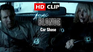 ATOMIC BLONDE 2017  Car Chase Scene [upl. by Tudela]