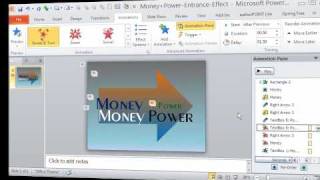 Multiple Animation In PowerPoint 2010  Zoom Grow amp Shrink More [upl. by Yram]