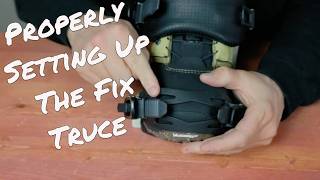 How To Set Up The Fix Truce Snowboard Bindings [upl. by Ammadis]