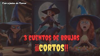 Cuentos de BRUJAS Cortos  CARCAJADAS DE TERROR [upl. by Hunfredo463]