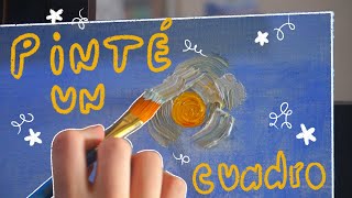 ๋࣭ ๋࣭ ⭑ Pinté un cuadro en óleo ๋࣭ ⭑ [upl. by Sibylle]