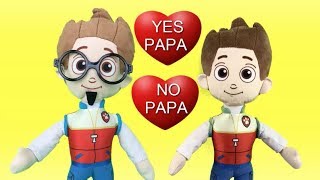 Patrulla canina español y paw patrol cachorros bebescanción si papa ryderno papa ryder [upl. by Natsreik577]