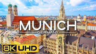 Munich Germany 8K Video Ultra HD 240 FPS in Drone [upl. by Notlad]