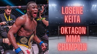 Losene Keita talks winning OKTAGON MMA Belt and whats next for him [upl. by Ynohta]