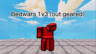 Roblox Bedwars 1v3 [upl. by Dnalloh]