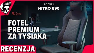 FOTEL GAMINGOWY PREMIUM za1000 ZŁ  GENESIS NITRO 890  RECENZJA i OPINIA [upl. by Enelym]