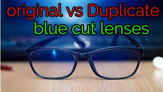 How to check duplicate blue cut lensesoriginal vs duplicate blue cut lenses [upl. by Hametaf]