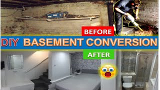 BASEMENT DIG OUT FROM SCRATCH Time Lapse of finished ensuite bedroom conversion amp renovation UK [upl. by Anaoj770]