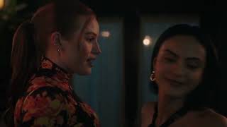 Riverdale 6x22  Kiss Scene — Veronica and Cheryl Camila Mendes and Madelaine Petsch [upl. by Ahsinev]