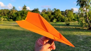 How To Make a Paper Airplane Fly SUPER FAR [upl. by Ennylcaj]