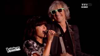 Johnny Hallyday – Allumer le feu  Garou Bertignac Pagny amp Jenifer  The Voice France 2013Prime 3 [upl. by Alodie]