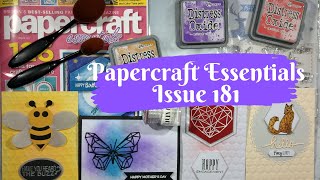 Papercraft Essentials Issue 181 With 4 Cards [upl. by Neerual]