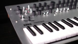 Korg minilogue Polyphonic Analog Synthesizer [upl. by Silloh]