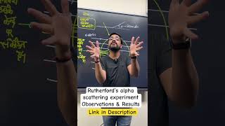 11chem  1 min  Rutherford’s alpha scattering experiment observation amp Result  ashish sir [upl. by Harris639]