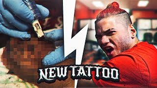 GETTING MY FIRST TATTOO EVER VERY PAINFUL What Did I Get  VLOG  MindOfRez [upl. by Wengert]