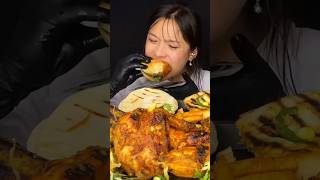 BBQ ChickenBargur and Pork Belly mukbang [upl. by Sephira]