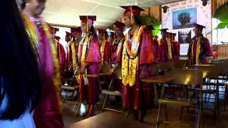 1 Palikir Elementary School Graduation 2013Marching In [upl. by Aztirak]