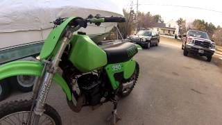 1980 Kx 250 walk around [upl. by Coit222]