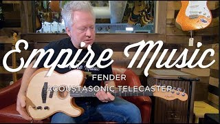 Fender Acoustasonic Telecaster Review [upl. by Annelg]