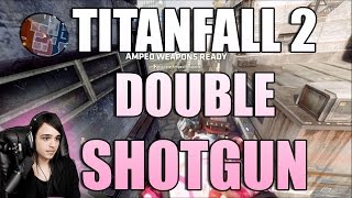 Titanfall 2 44 and 4 double shotgun on Angel city [upl. by Maible848]