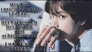 MrsTae future prediction Current energy Emotional energy Health Kim Taehyung [upl. by Pomeroy]