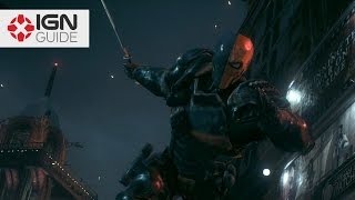 Batman Arkham Knight  Campaign for Disarmament Deathstroke Boss Fight [upl. by Seafowl]