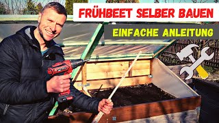 FRÜHBEETAUFSATZ für Hochbeet bauen Anleitung [upl. by Belen]