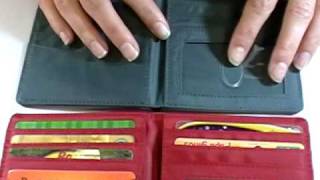 Big Skinny Thin World Wallet with Zipper Pocket Wallet Product Video [upl. by Cacia]