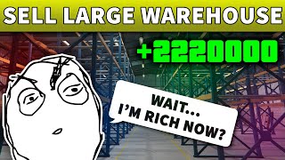 GTA 5 Selling Large Warehouse Solo  GTA ONLINE SELL FULL LARGE WAREHOUSE SOLO 111 Crates Solo [upl. by Ained]