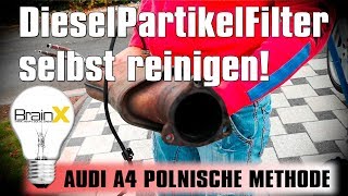 DPF reinigen Dieselpartikelfilter selbst reinigen und ausbrennen POLNISCHE METHODE [upl. by Korella]