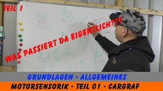 Grundlagen Fahrzeugsensorik Benzinmotor Aufbau der Motorelektronik  TEIL 1 [upl. by Aierb]