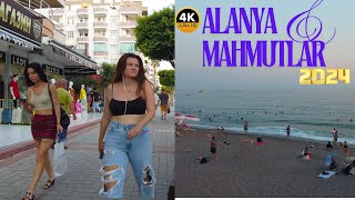 Alanya Mahmutlar Street Full Tour 2024 JULY l Alanya Antalya Turkey Holiday Turkey Travel 4k Video [upl. by Ardnic625]