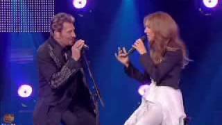 Blueberry hill  Celine Dion amp Johny Hallyday [upl. by Cirde]