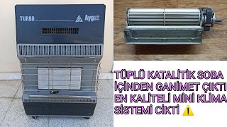 tüplü katalitik soba sökme tube catalytic stove [upl. by Nylyaj547]