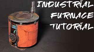 Industrial Furnace Terrain Tutorial  Necromunda Warhammer 40k Kill Team [upl. by Anwahsit]