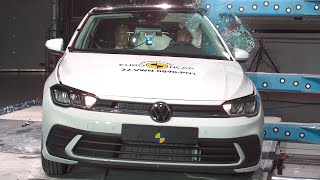 Volkswagen POLO 2023 Crash Test [upl. by Dlawso123]