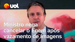 Enem 2023 Ministro nega cancelar a prova após vazamento de imagens PF está investigando [upl. by Einnob]