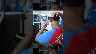 Curly hair fade l get yours wwwselfcutsystemcom barber selfbarber [upl. by Thetis]