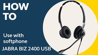 Jabra BIZ ™ 2400 USB How to use  Jabra Support [upl. by Karab]