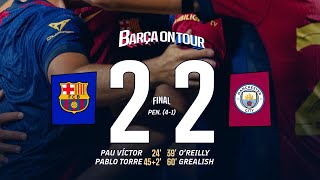 Barcelona 2  2 Manchester City  los Canteranos le ganan al City [upl. by Semreh]