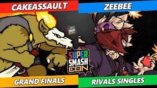 SSC 2022 GRAND FINALS  CakeAssault Forsburn Vs Zeebee Mollo Rivals of Aether Tournament [upl. by Airrehs280]