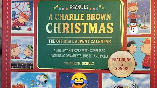 Peanuts A Charlie Brown Christmas The Official Advent Calendar [upl. by Zzahc]