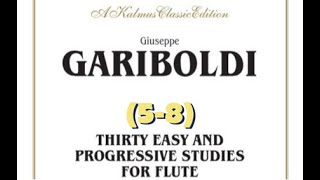 G Gariboldi 30 Easy and Progressive Studies for Flute 58 [upl. by Eliathan399]